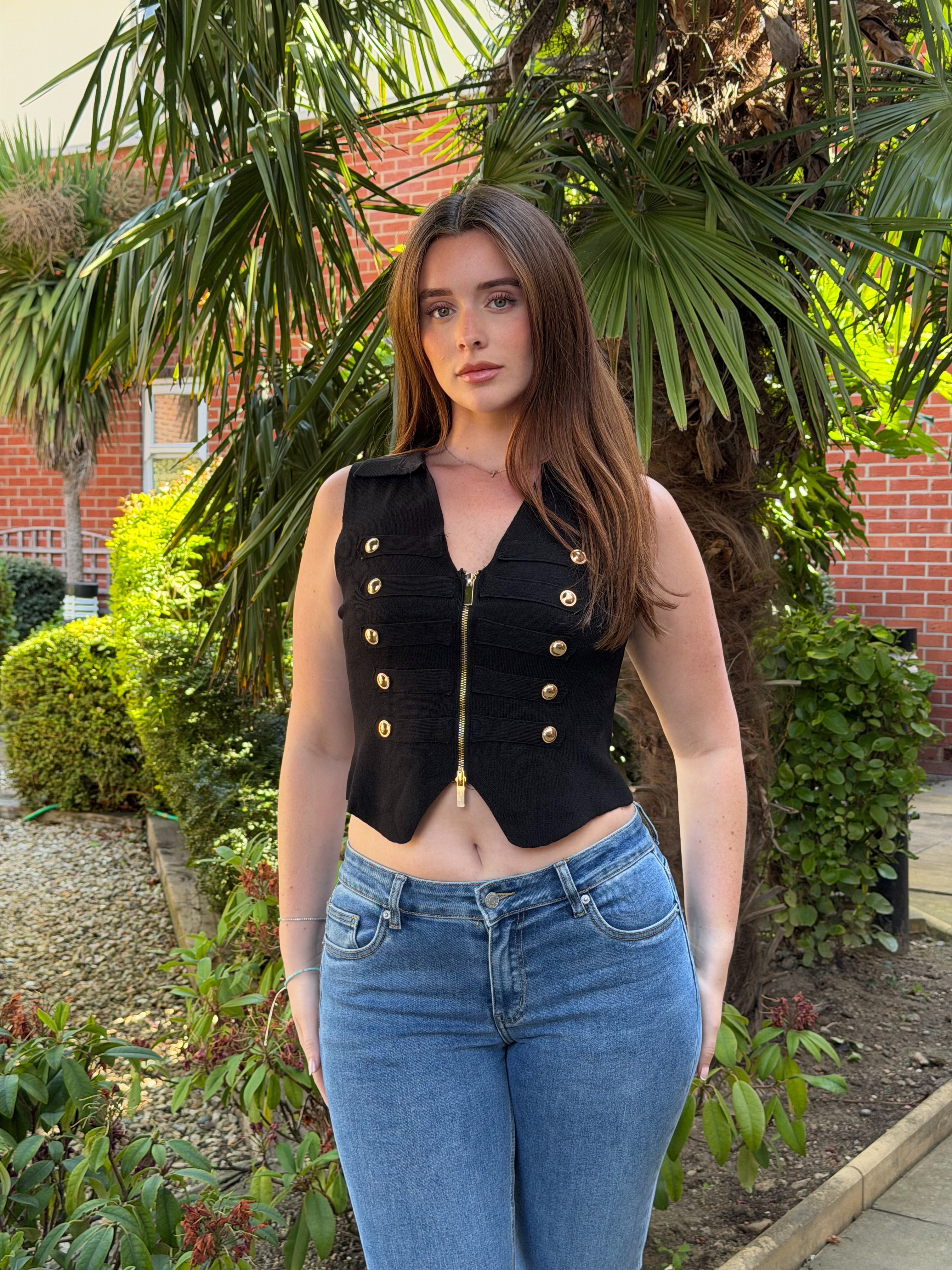 Regent Military Knit Vest