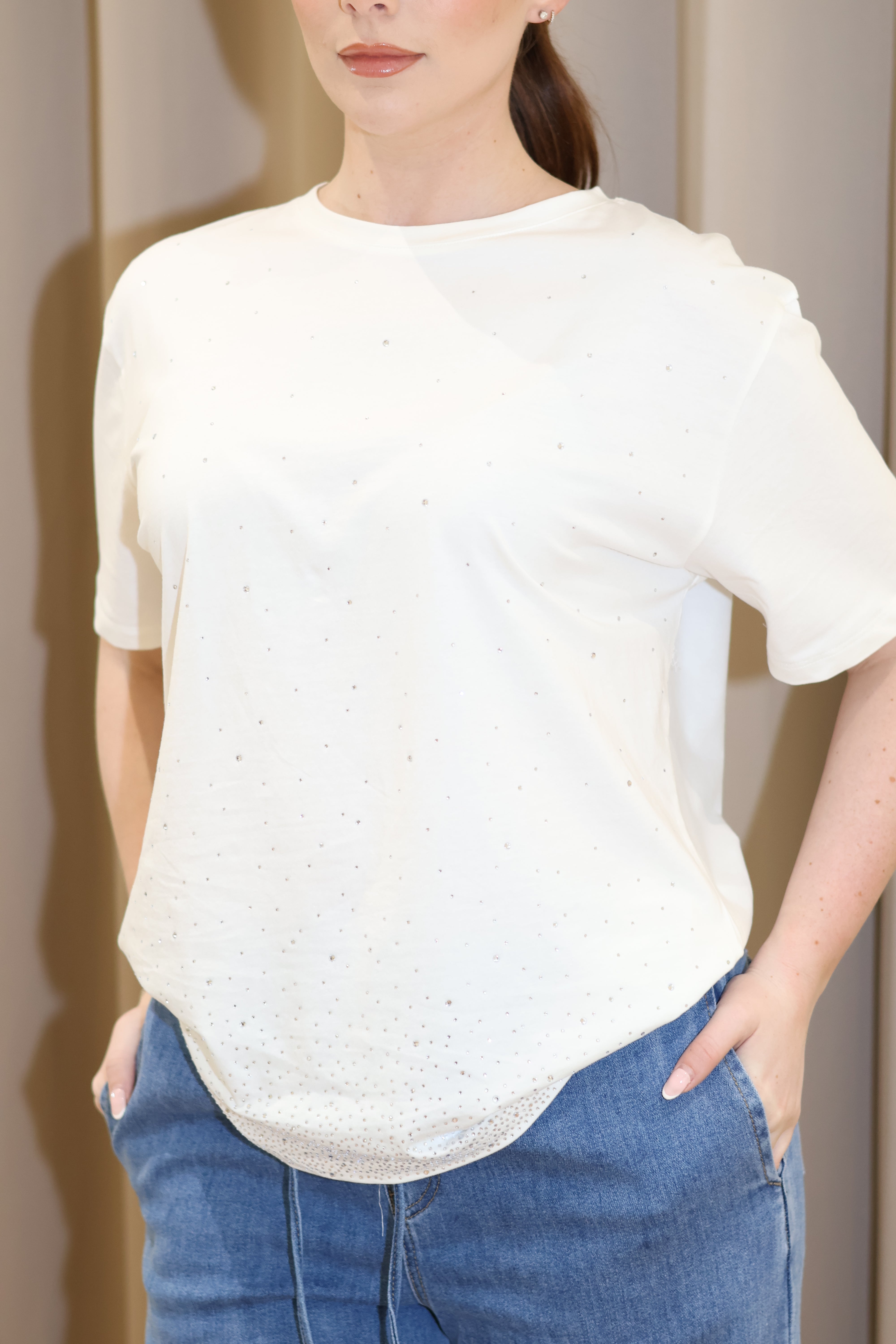 Ivory Glow Tee