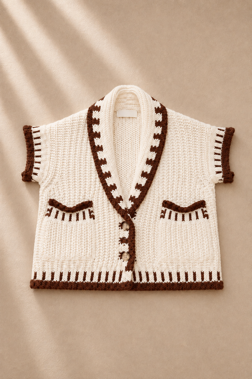 Kensington Contrast Knit Gilet