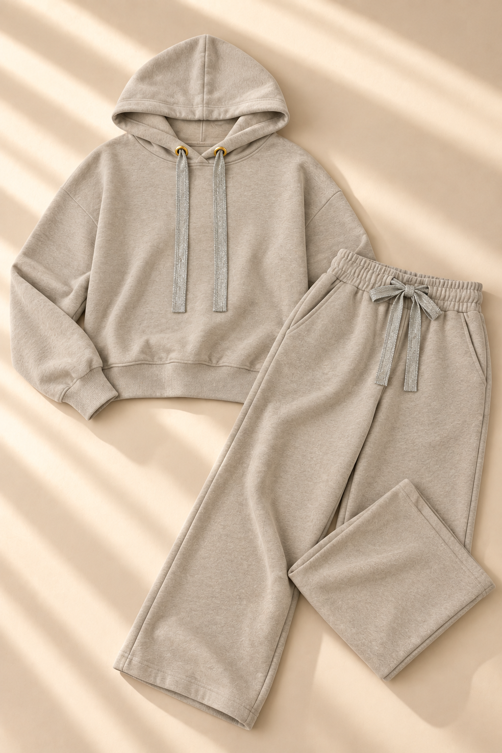 Cavelle Hoodie Co-ord – Stone