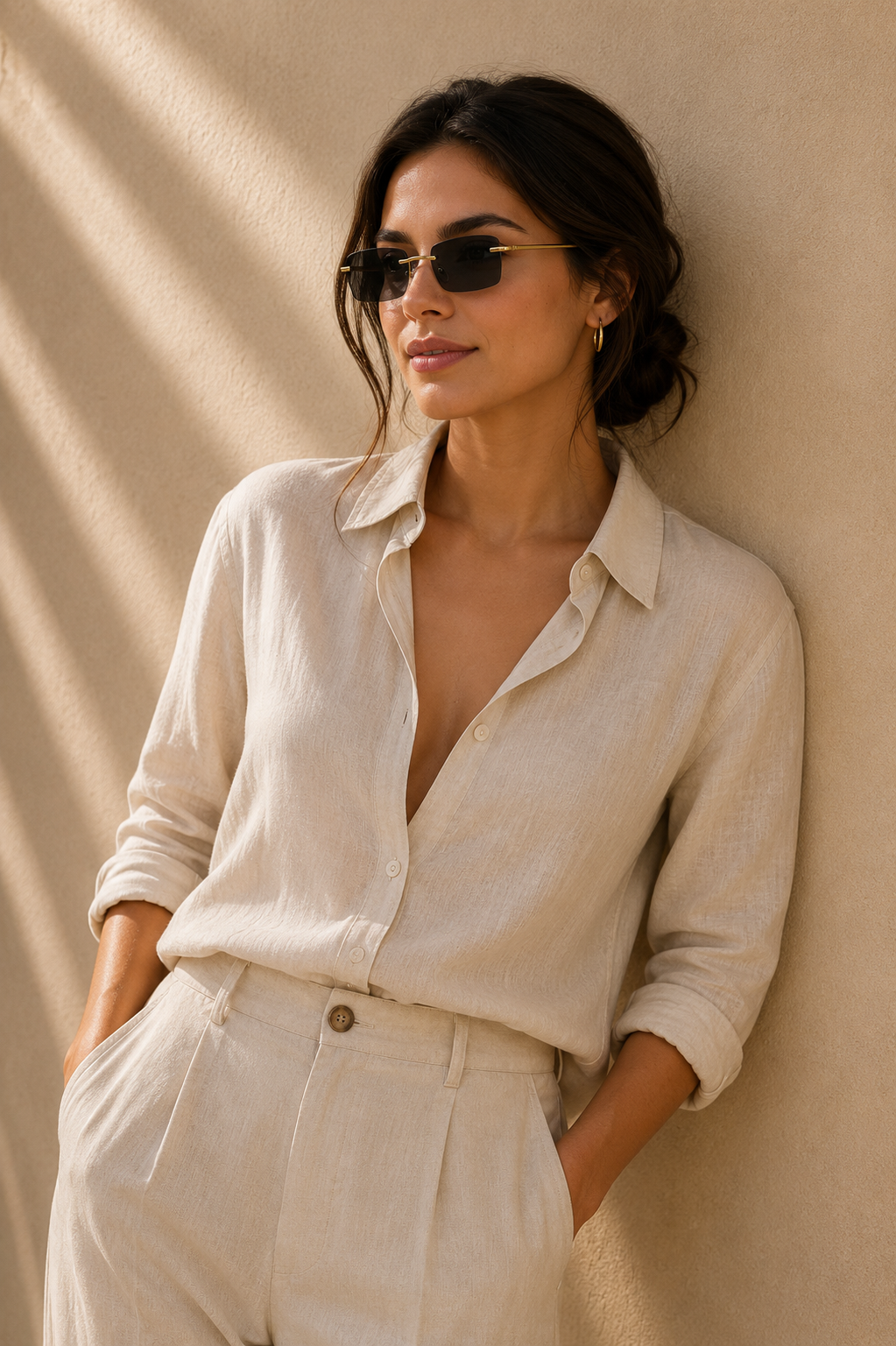 Luxe Sunglasses Black Gold