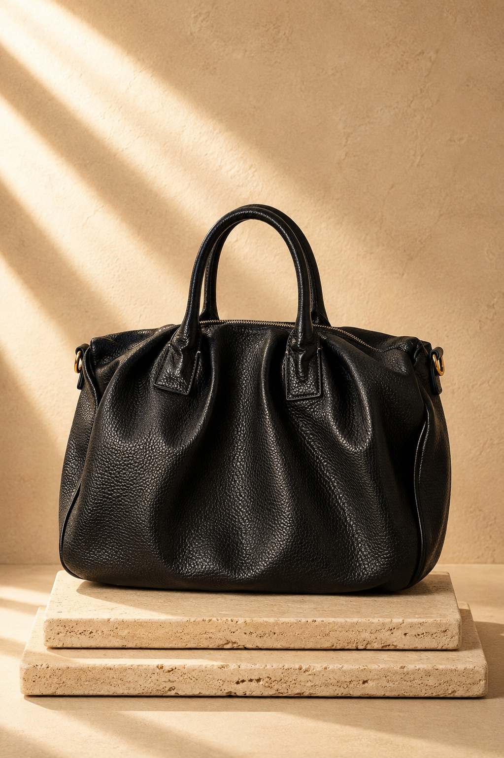 Mayfair Slouch Bag Black