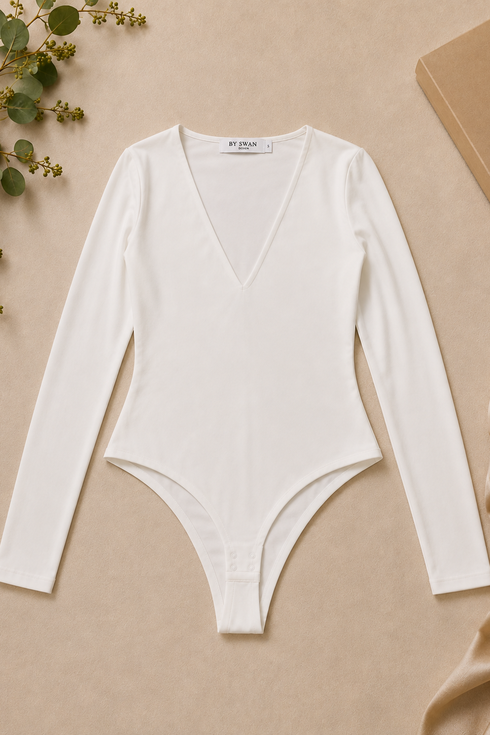 Minimalist White Bodysuit