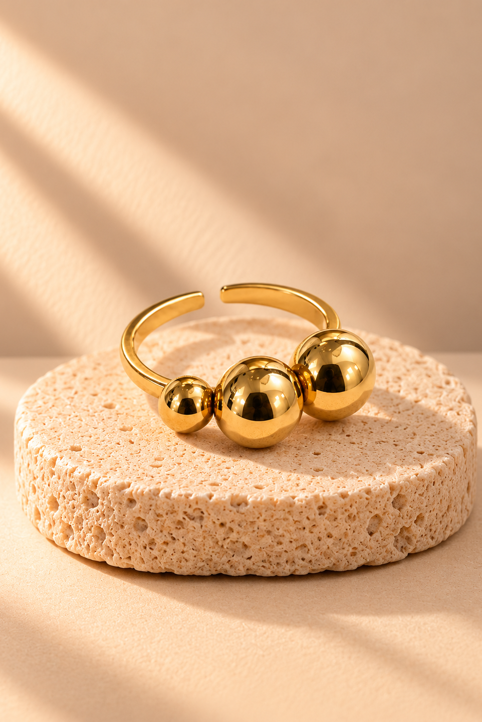 Mira Triple Sphere Ring