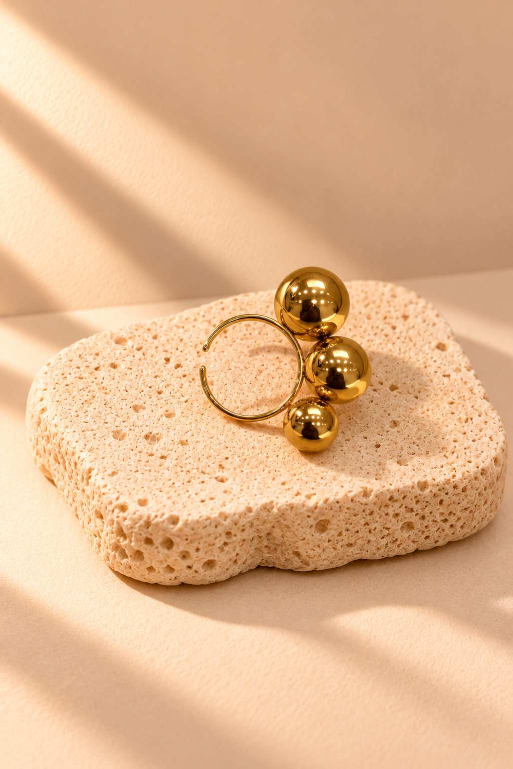 Mira Triple Sphere Ring