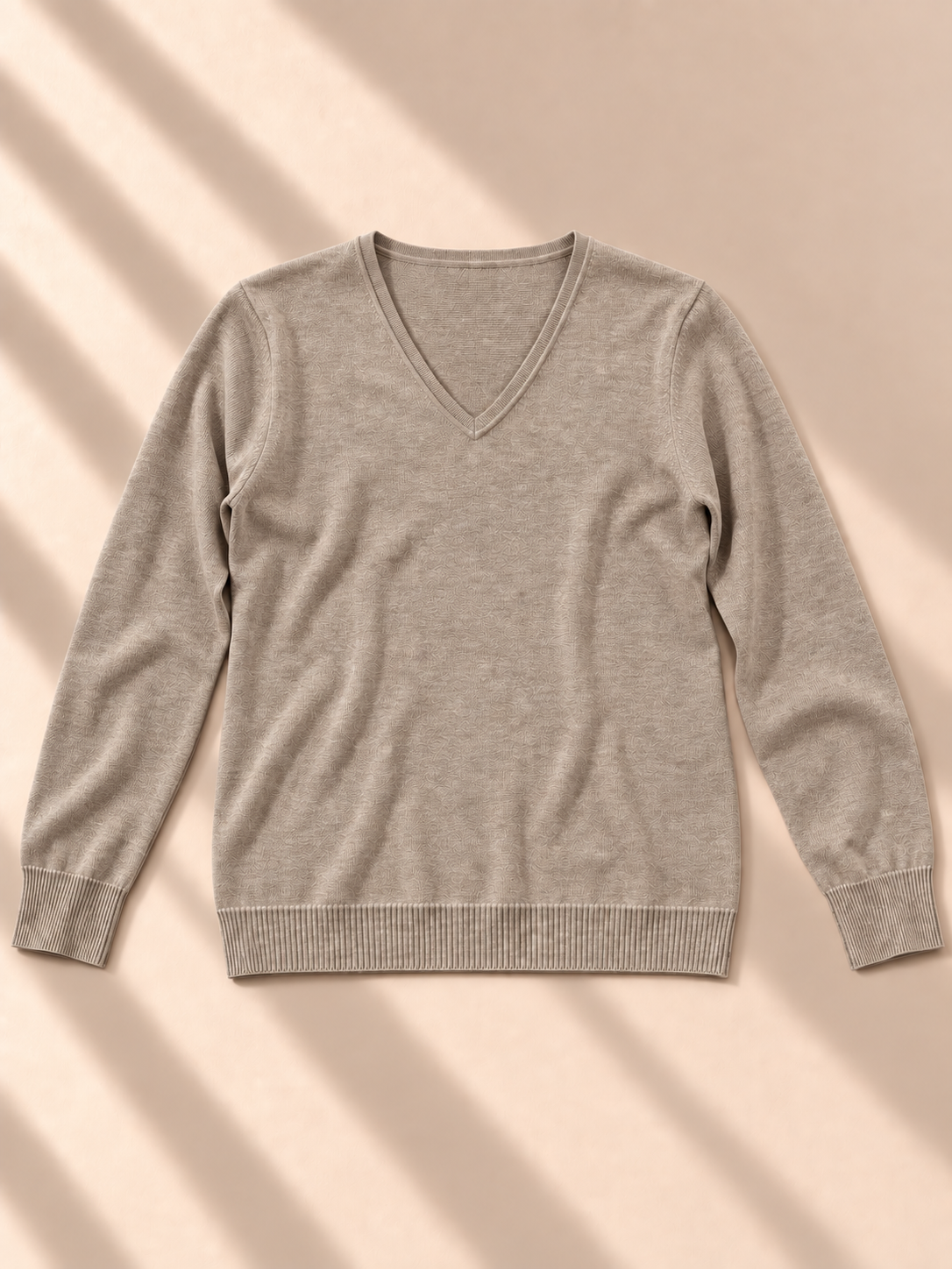 Mirelle V-Neck Knit – Mocha