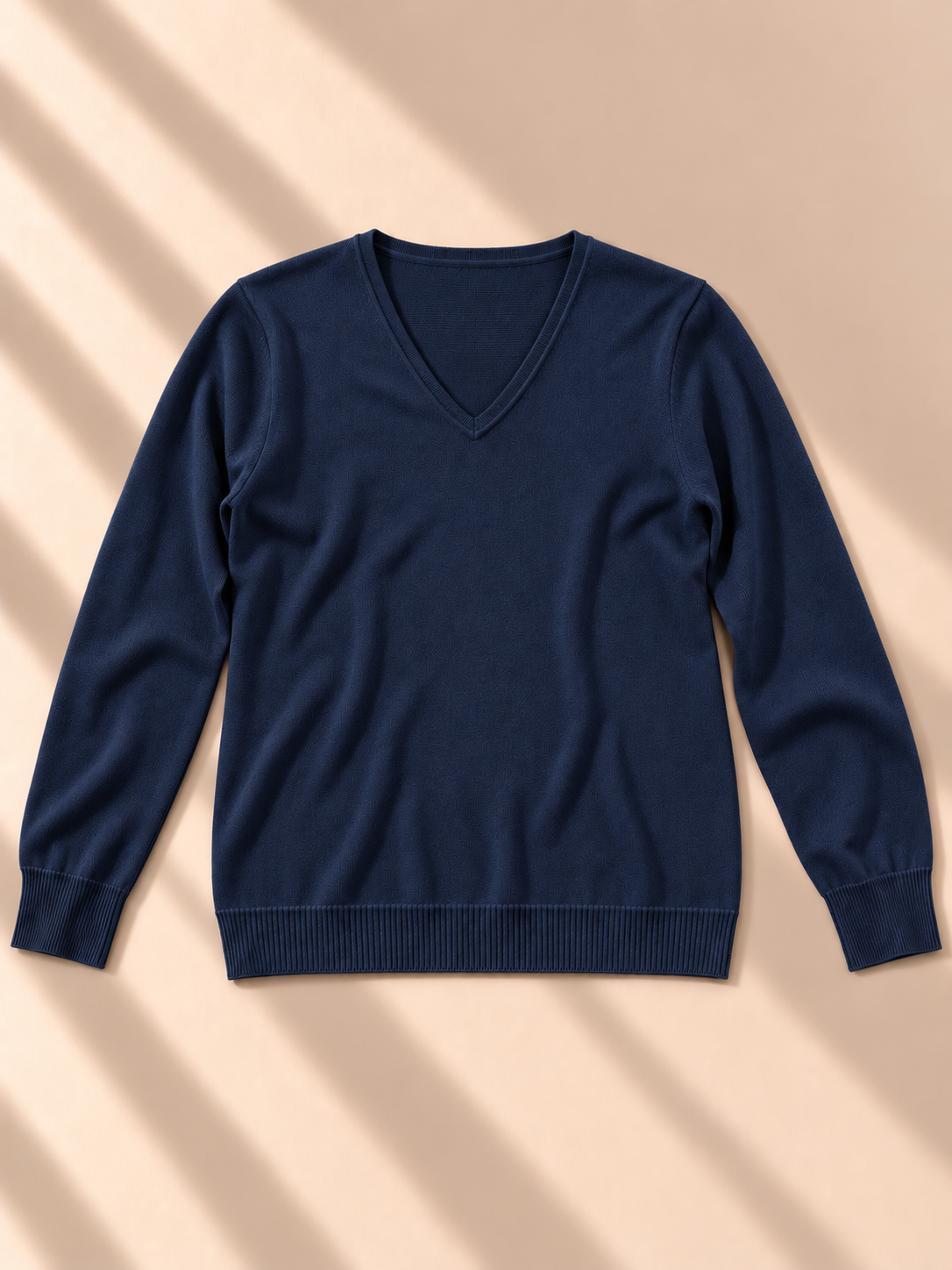 Mirelle V-Neck Knit – Navy
