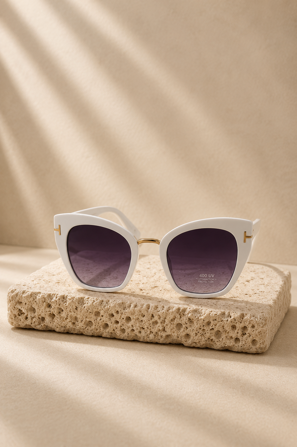 Monroe Sunglasses White