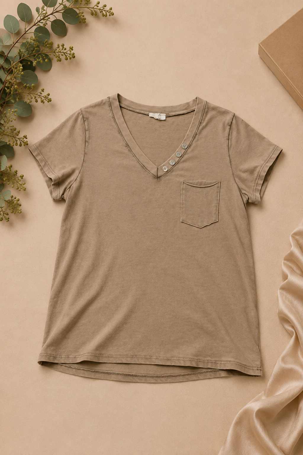 Neutral Taupe Tee