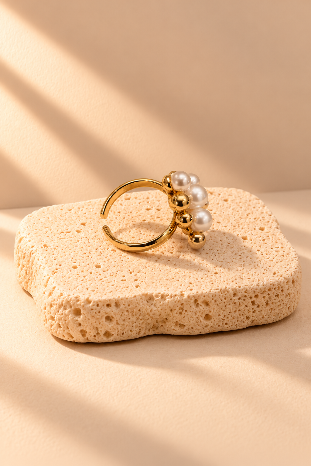 Nola Pearl Cluster Ring