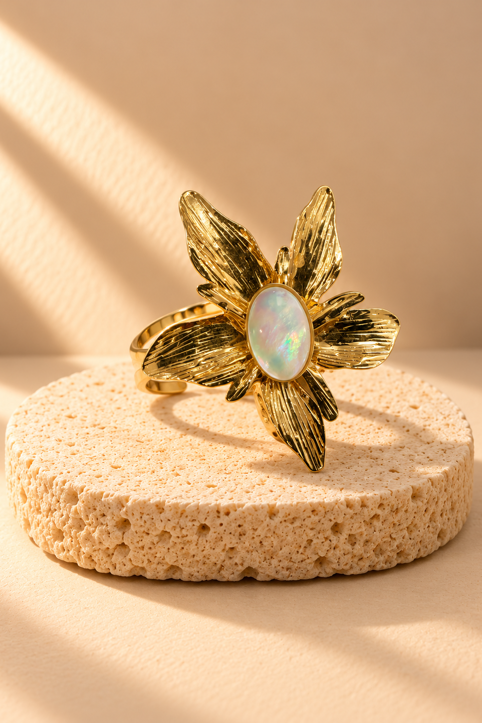 Orla Opal Flower Ring