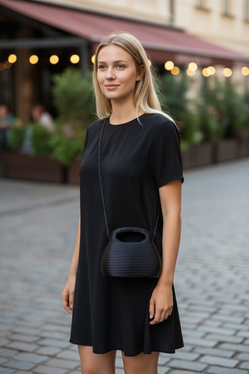Argent Sculpt Mini Bag