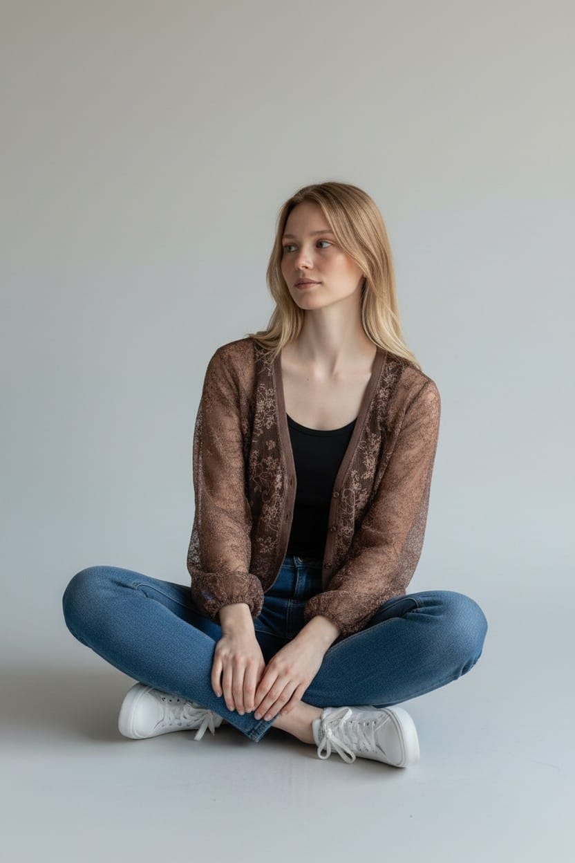 Amara Sheer Lace Top