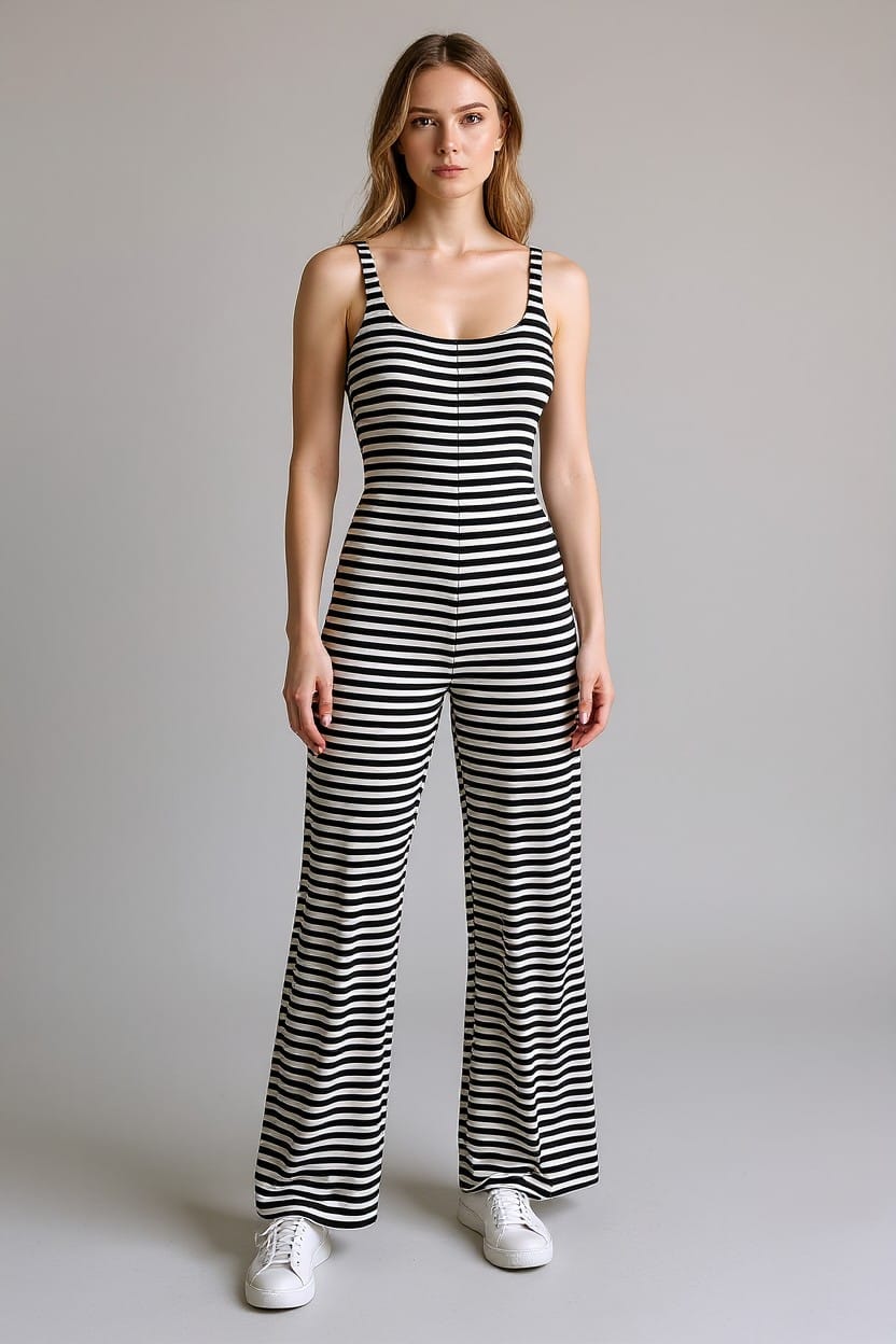 Monaco Stripe Jumpsuit