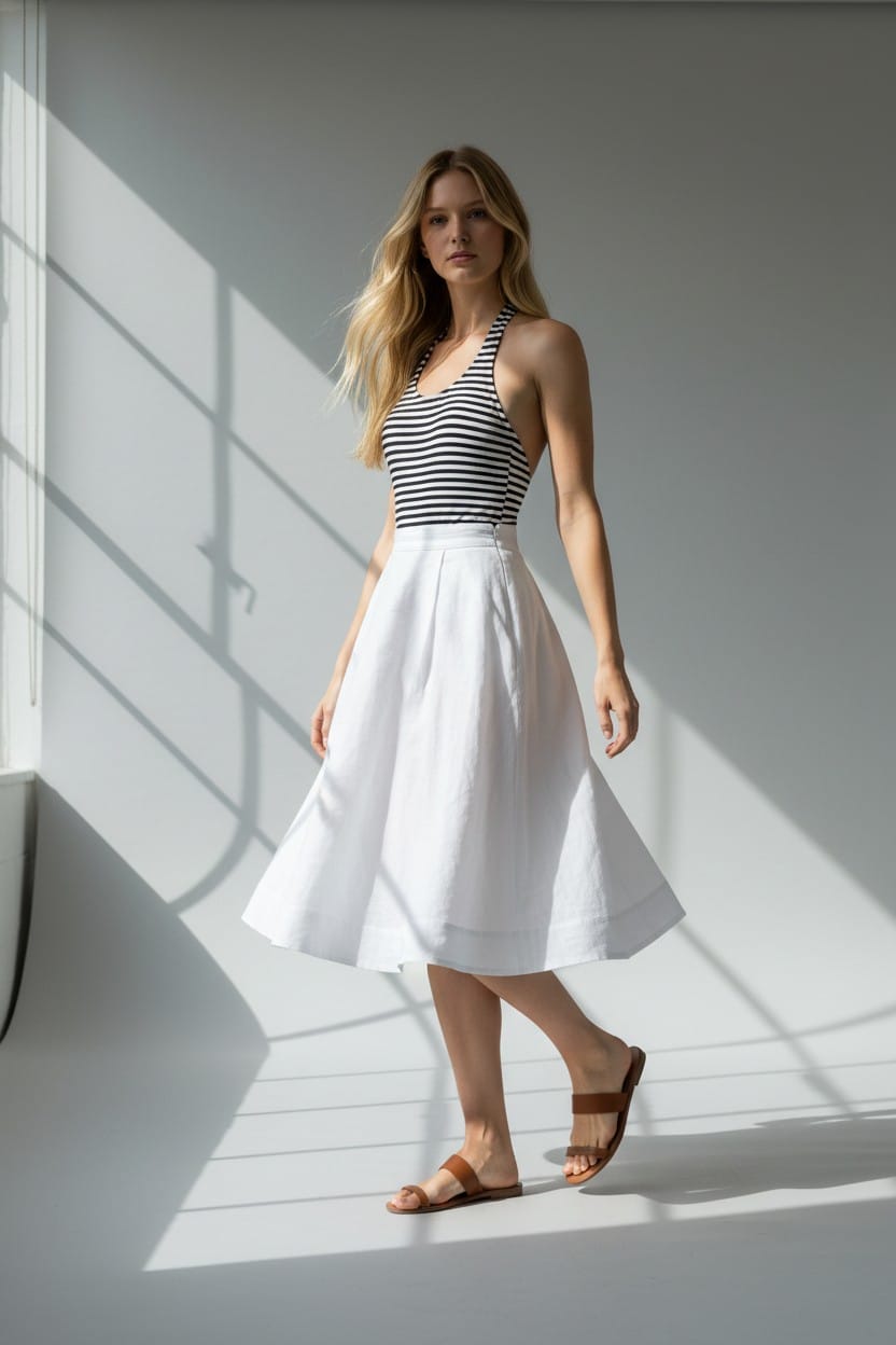 Monaco Stripe One-Piece