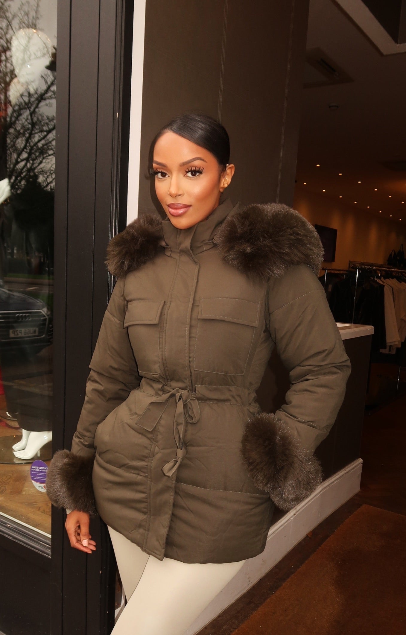 Camden Luxe Fur-Trim Parka