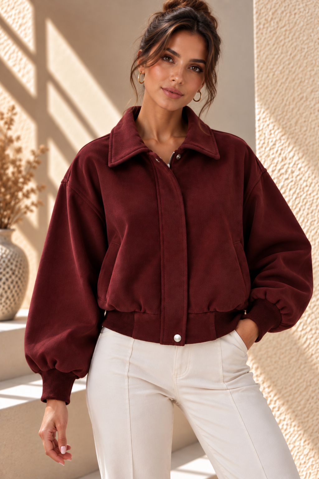 Rivelle Jacket - Burgundy