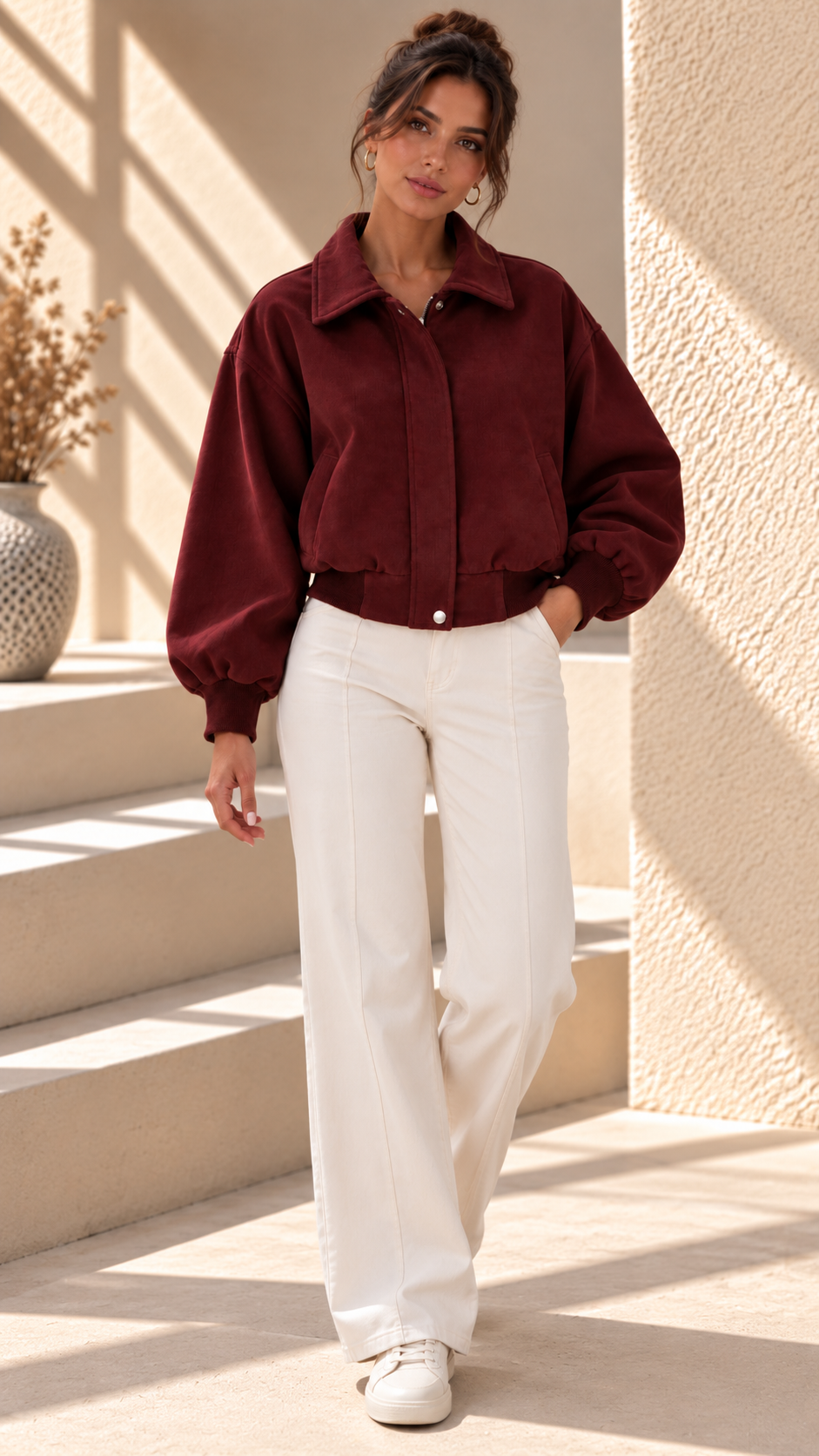 Rivelle Jacket - Burgundy