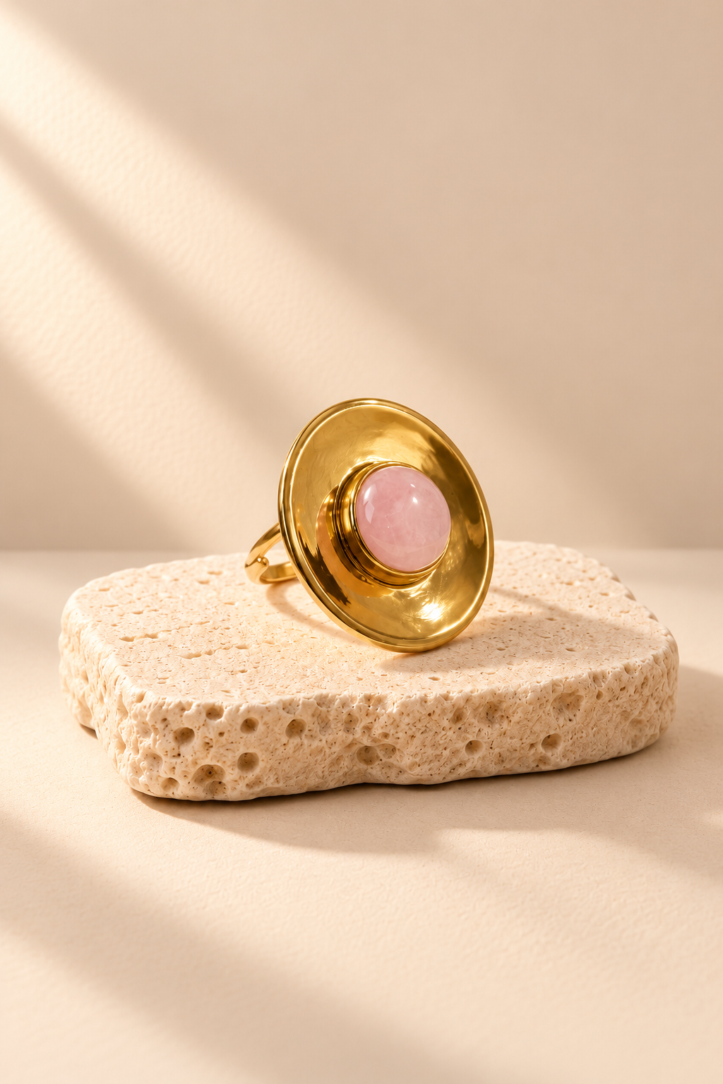 Rosalie Pink Stone Ring