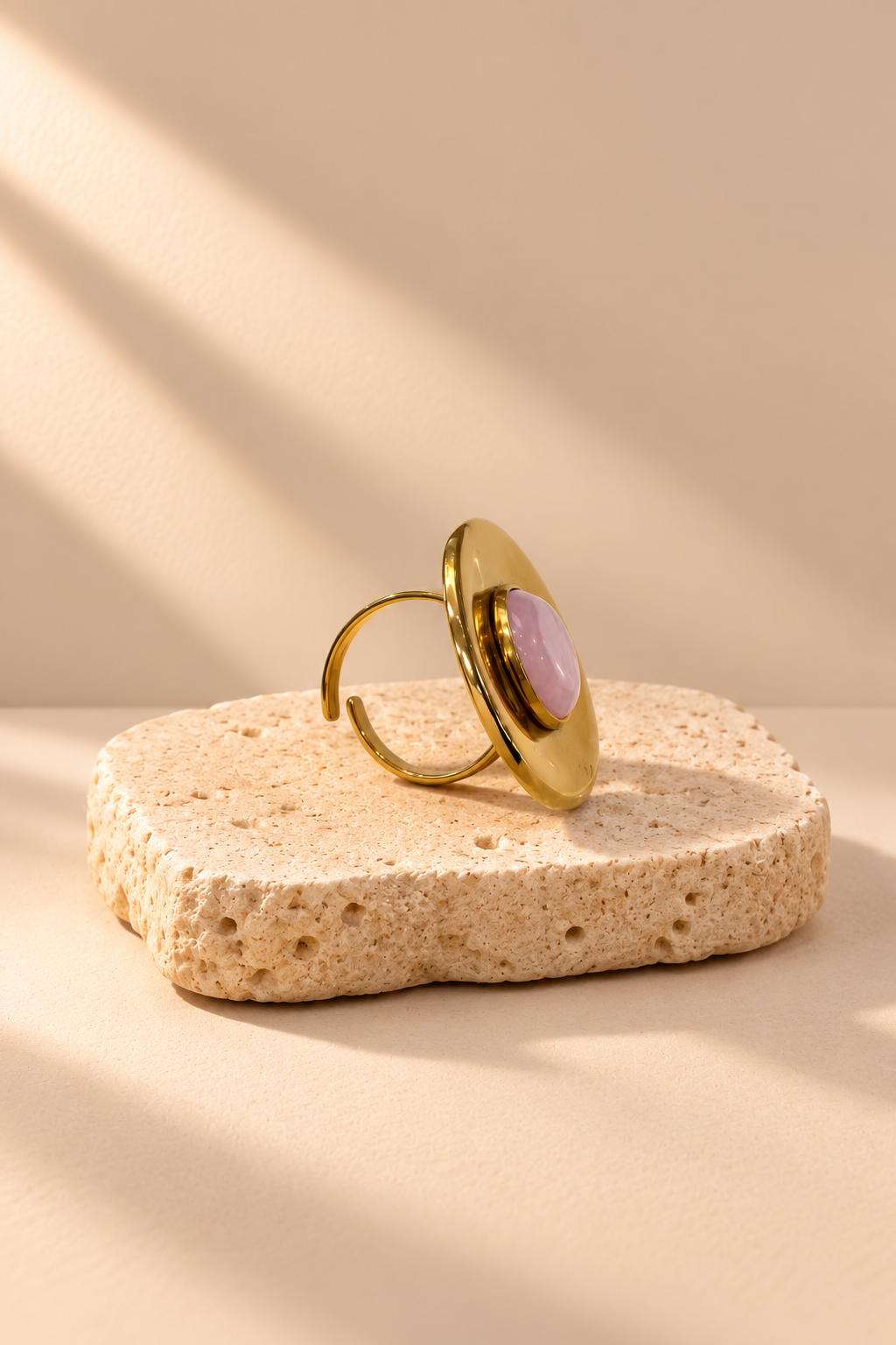Rosalie Pink Stone Ring
