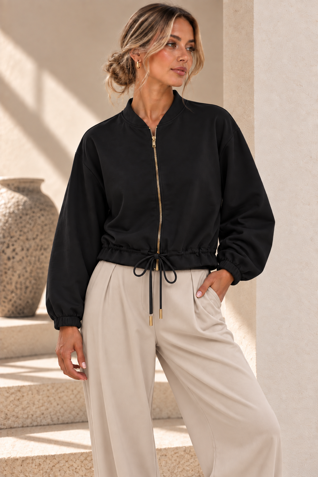 Sloane Bomber – Black