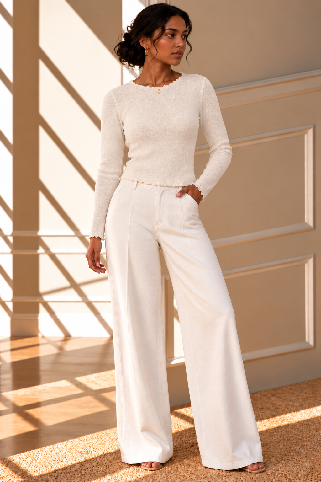 Celeste Cashmere Top