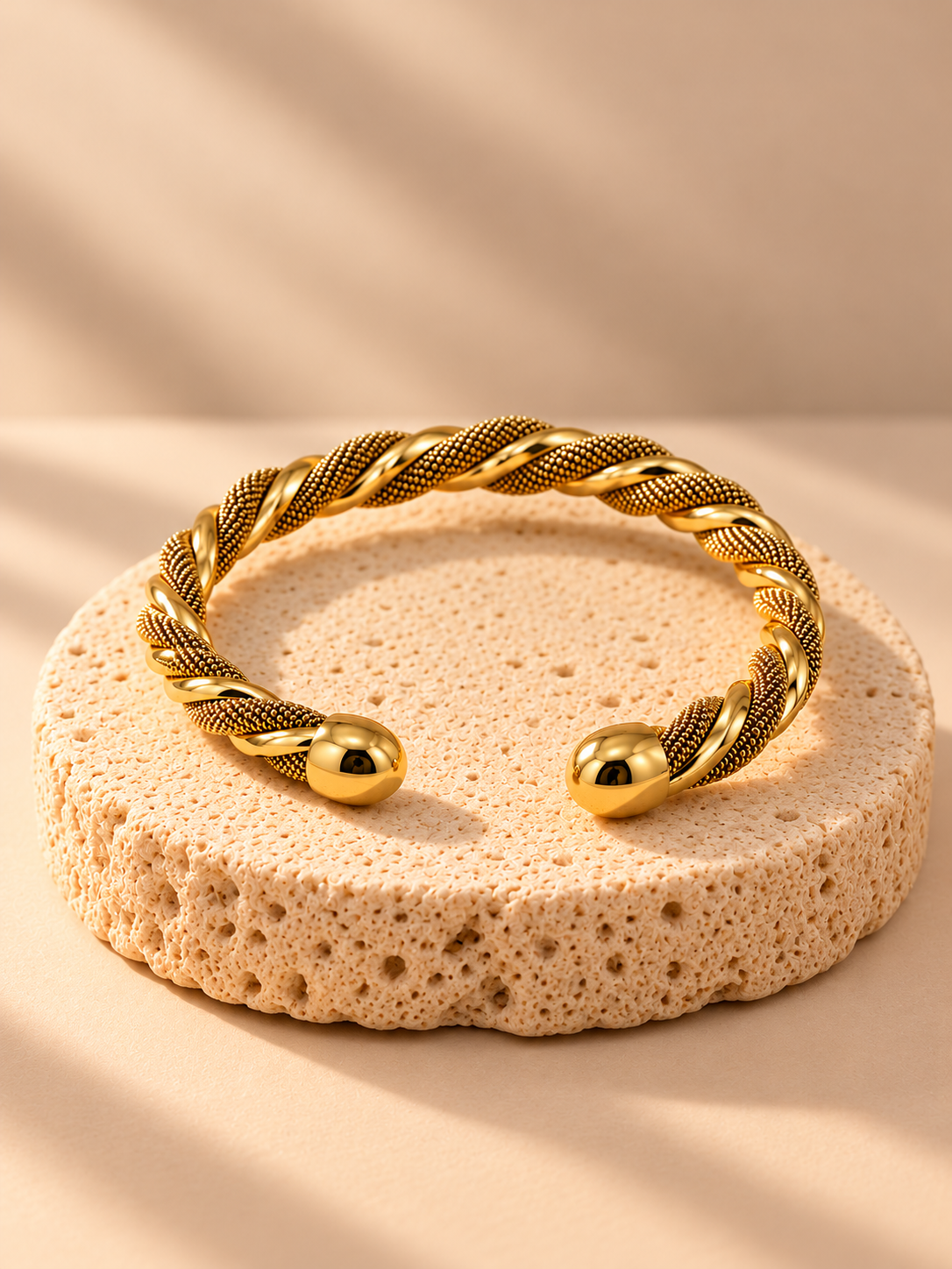 Valentina Twisted Rope Cuff Bracelet