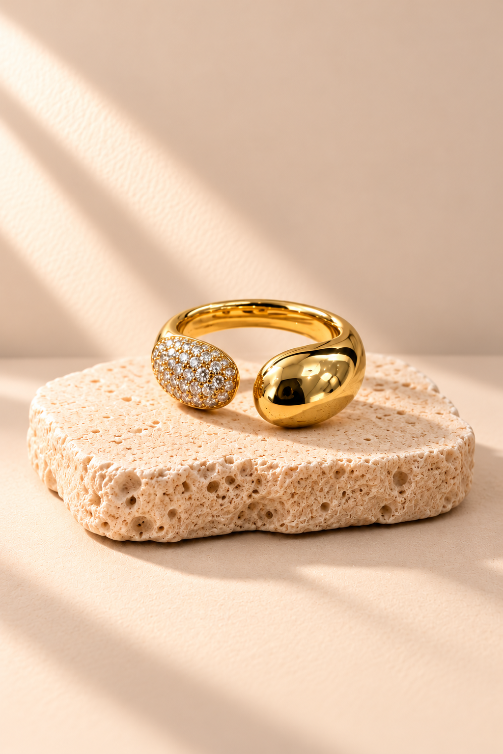 Veda Pavé Open Ring