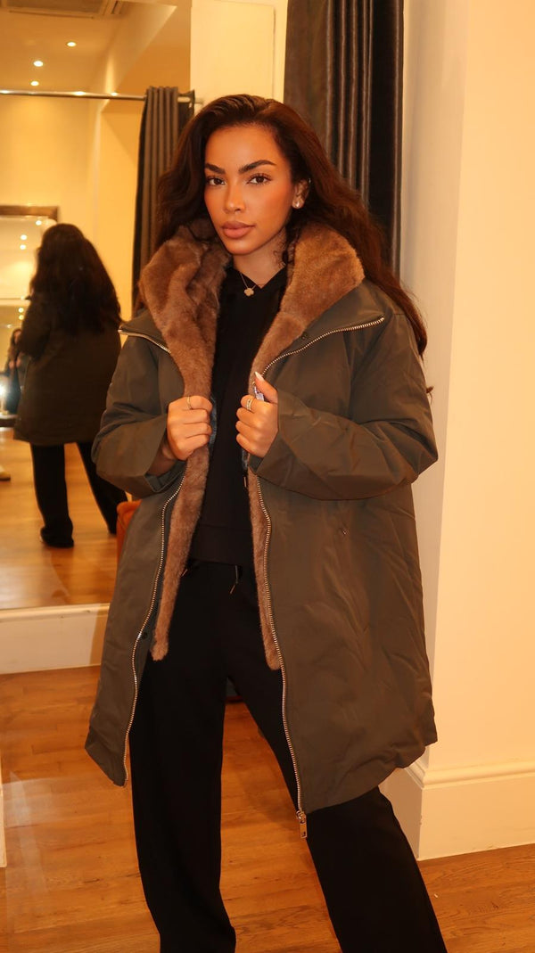 Aurora Faux Fur Parka