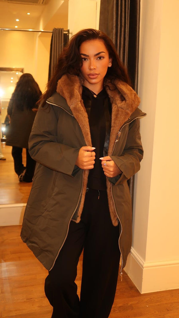 Aurora Faux Fur Parka