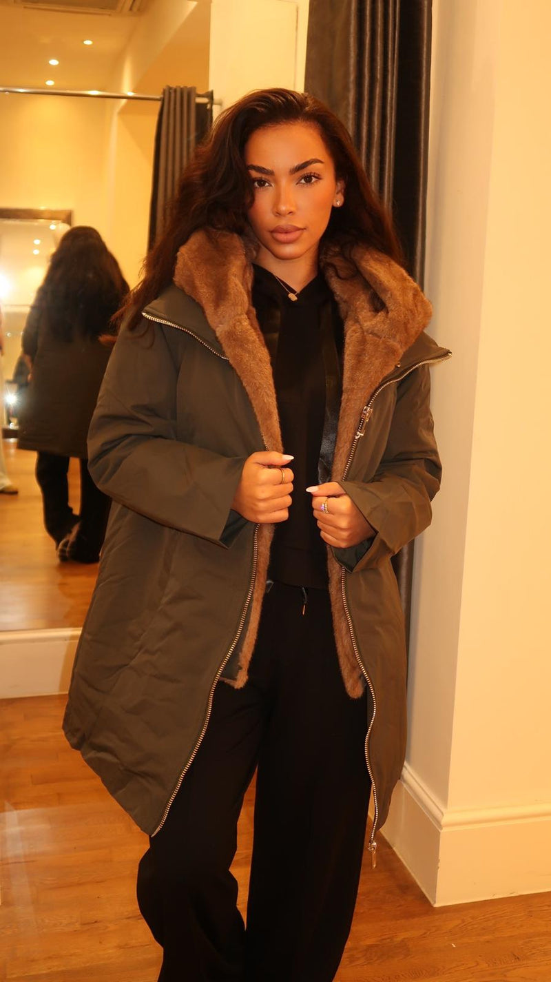 Aurora Faux Fur Parka