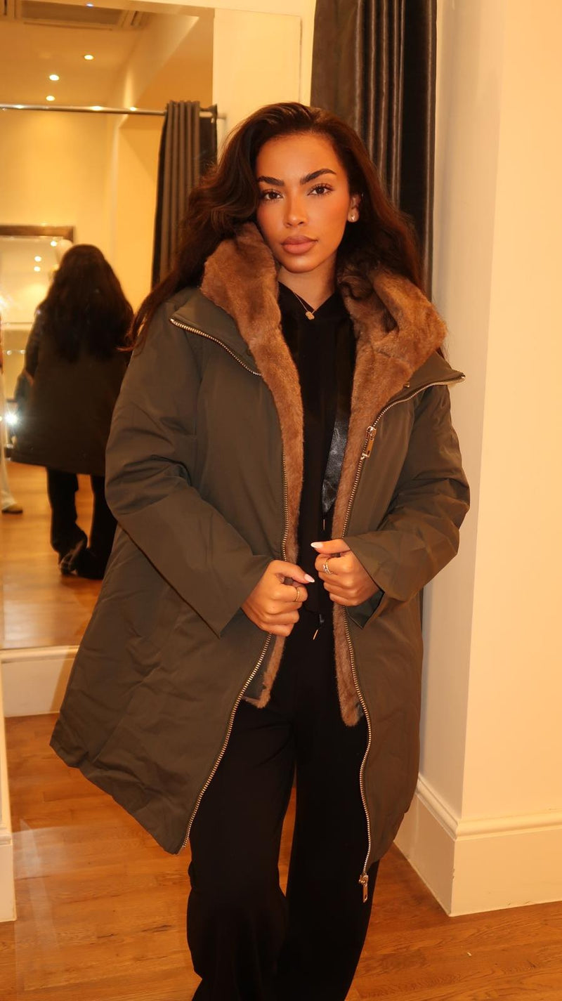 Aurora Faux Fur Parka