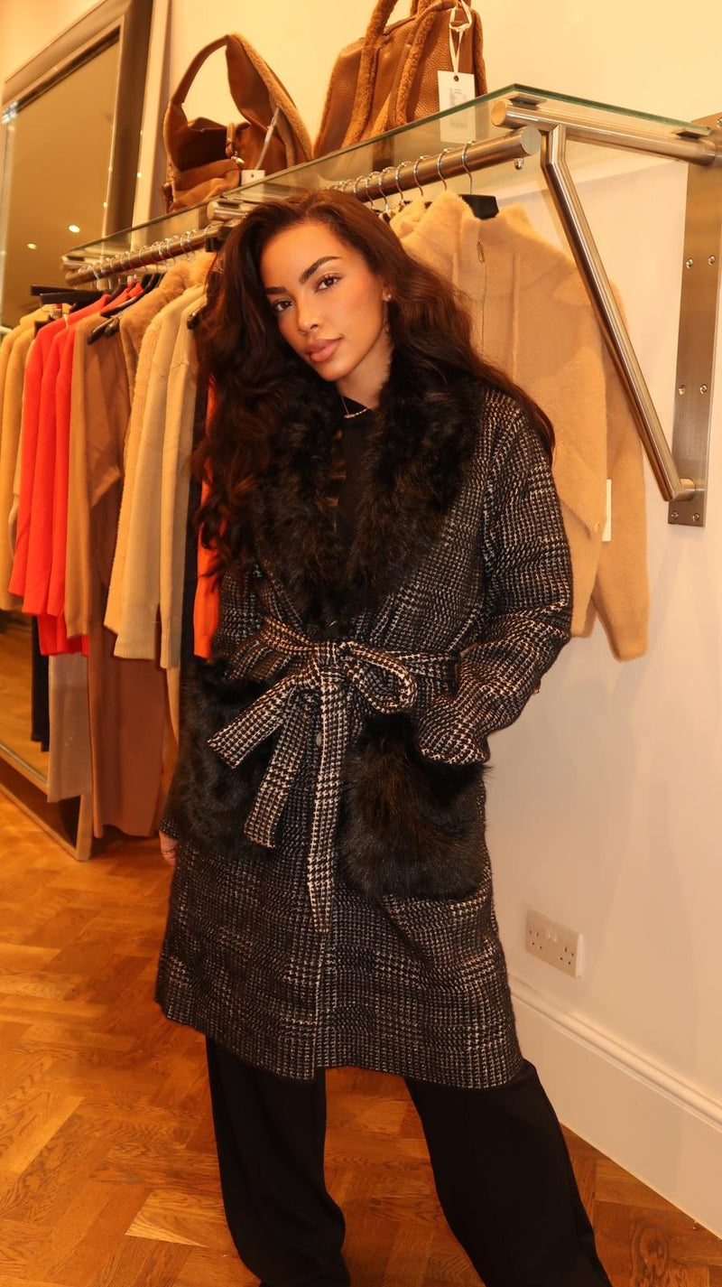 Lyra Belted Wool Coat