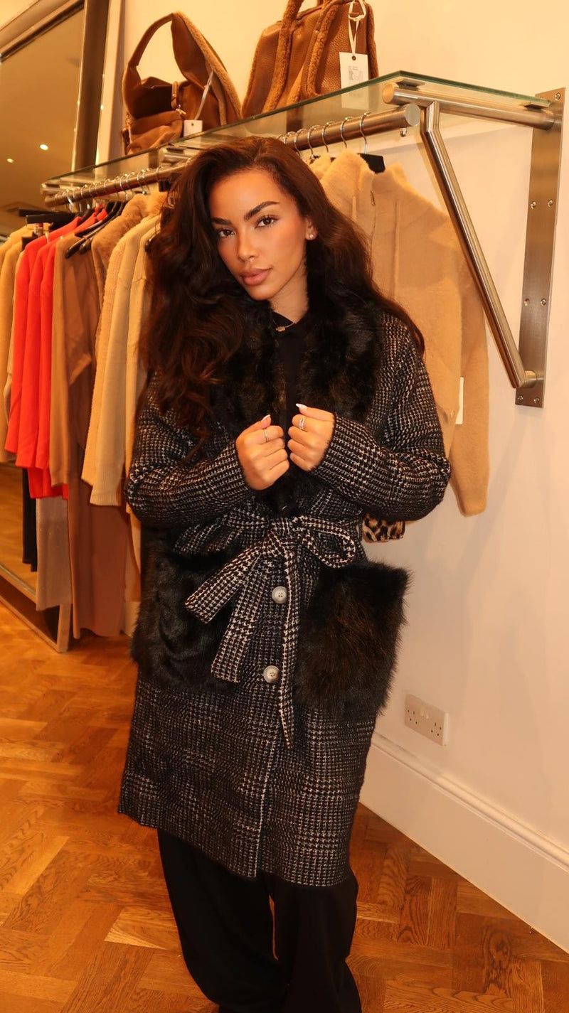 Lyra Belted Wool Coat