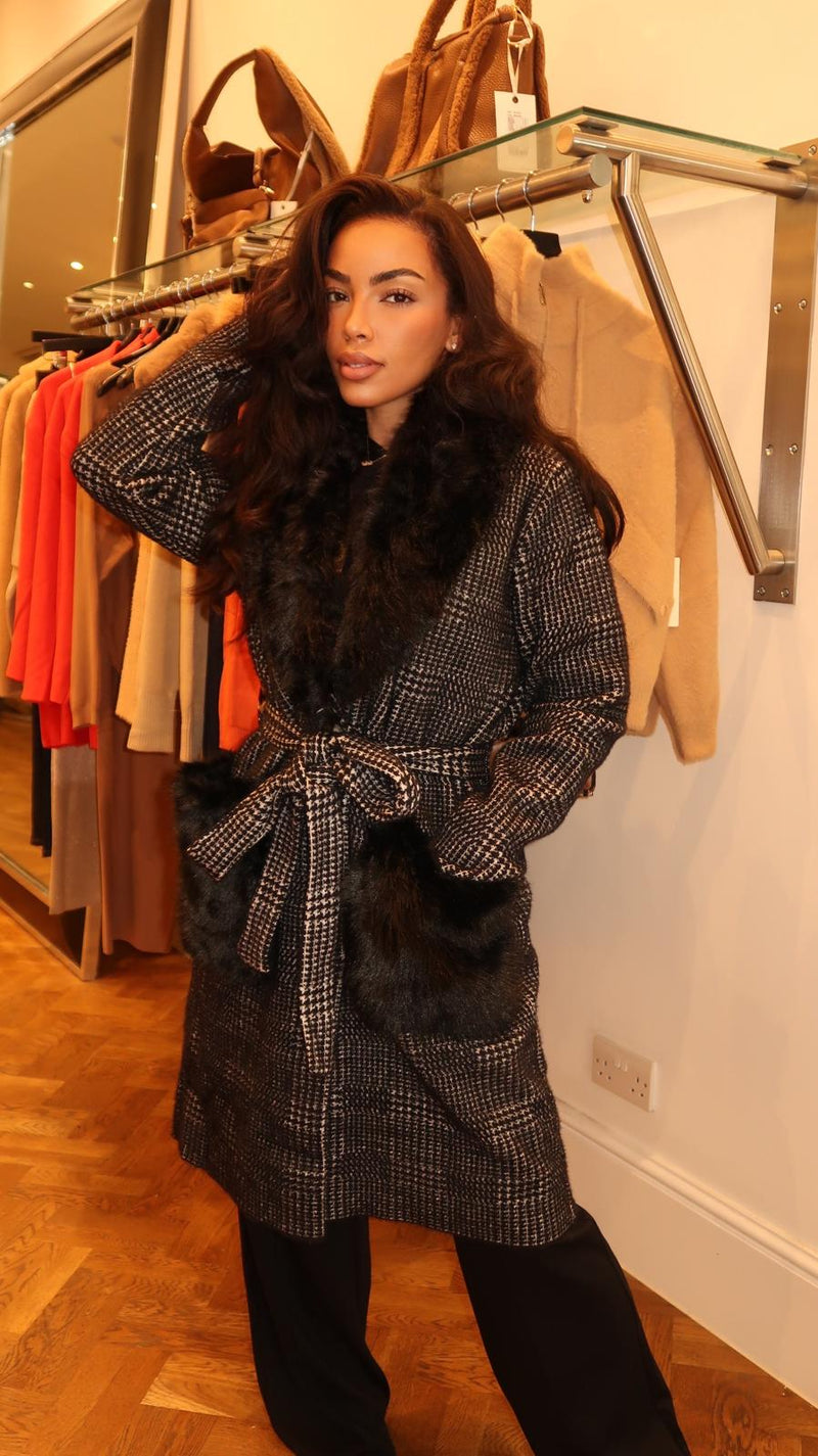 Lyra Belted Wool Coat