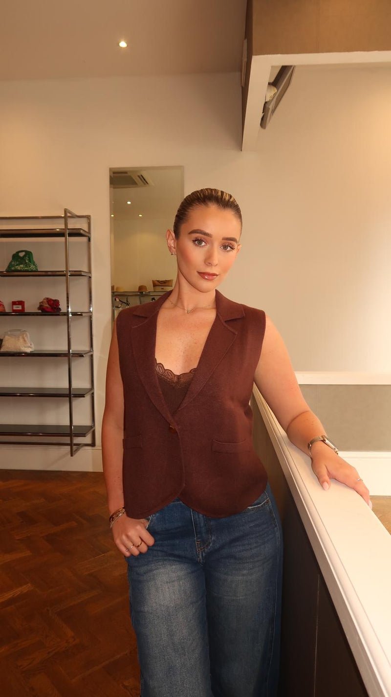 Viona Lace-Trim Cami Vest