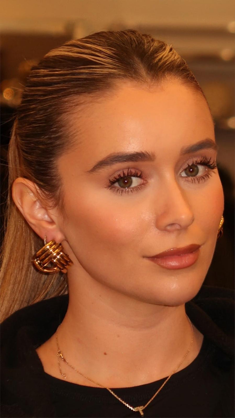 Thea Twine Gold Earrings