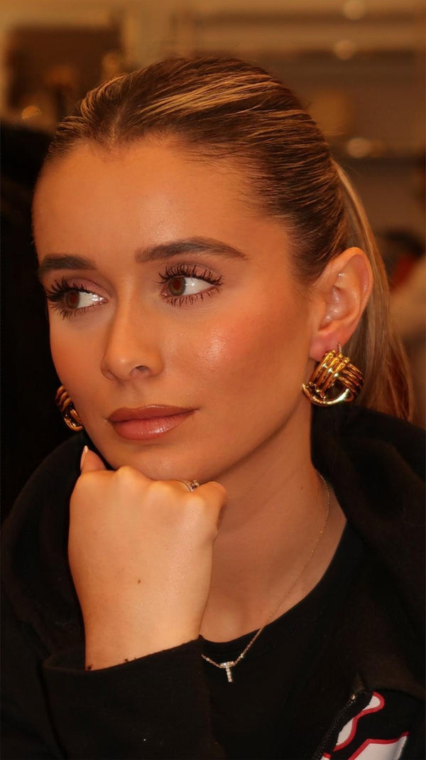 Thea Twine Gold Earrings