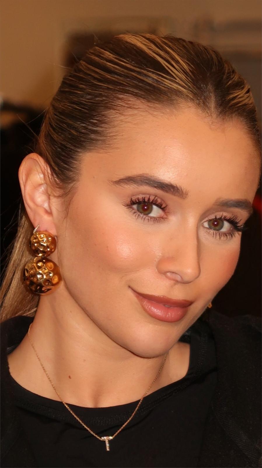 Freya Double Orb Earrings