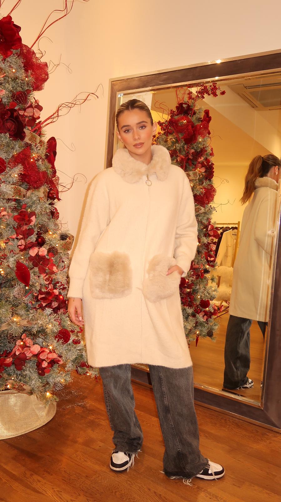 Frostine Faux Fur Coat