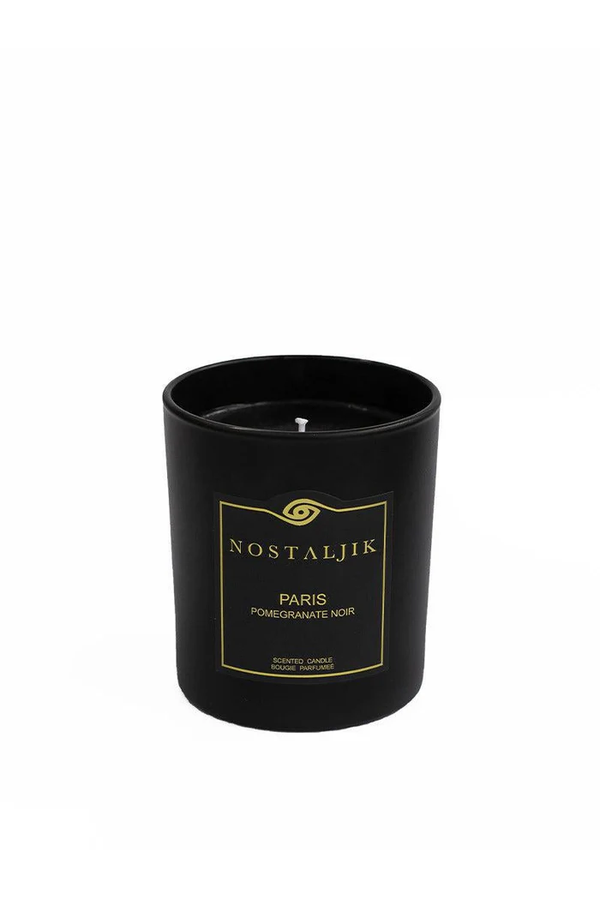 Paris Pomegranate Noir candle in a glass vessel