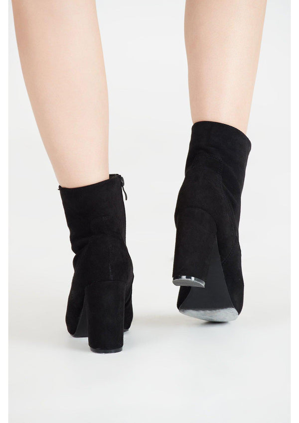 Black Suede Ankle Boots