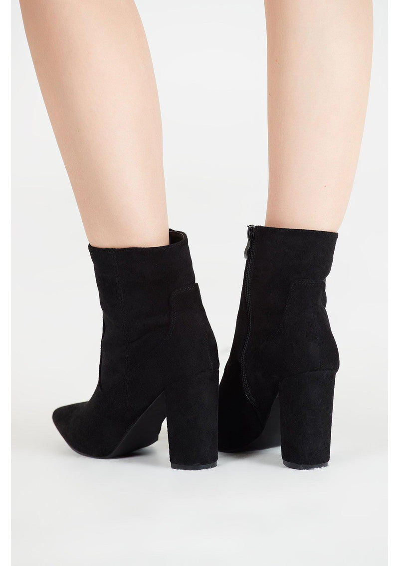 Black Suede Ankle Boots