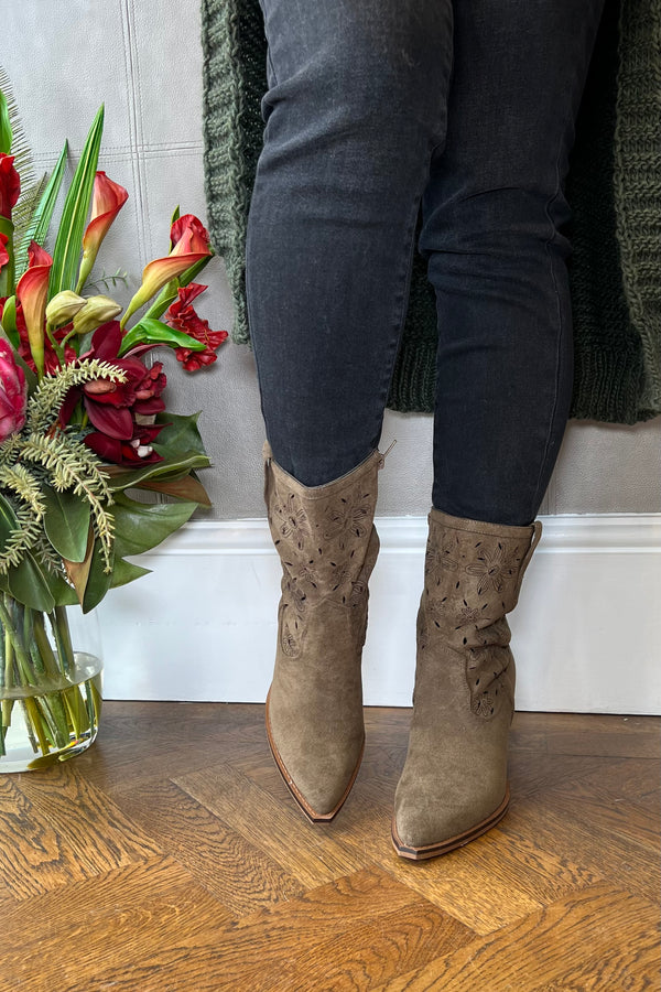 Lainey Khaki Boots