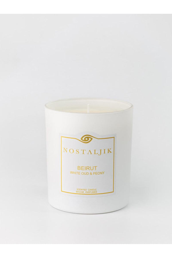 BEIRUT WHITE OUD & PEONY CANDLE